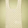 Small Crochet Tas In Creme