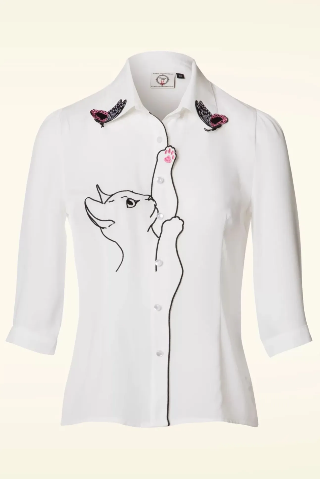 Snow Bird Blouse In Ivoorwit