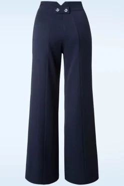 Stay Awhile Broek In Marineblauw