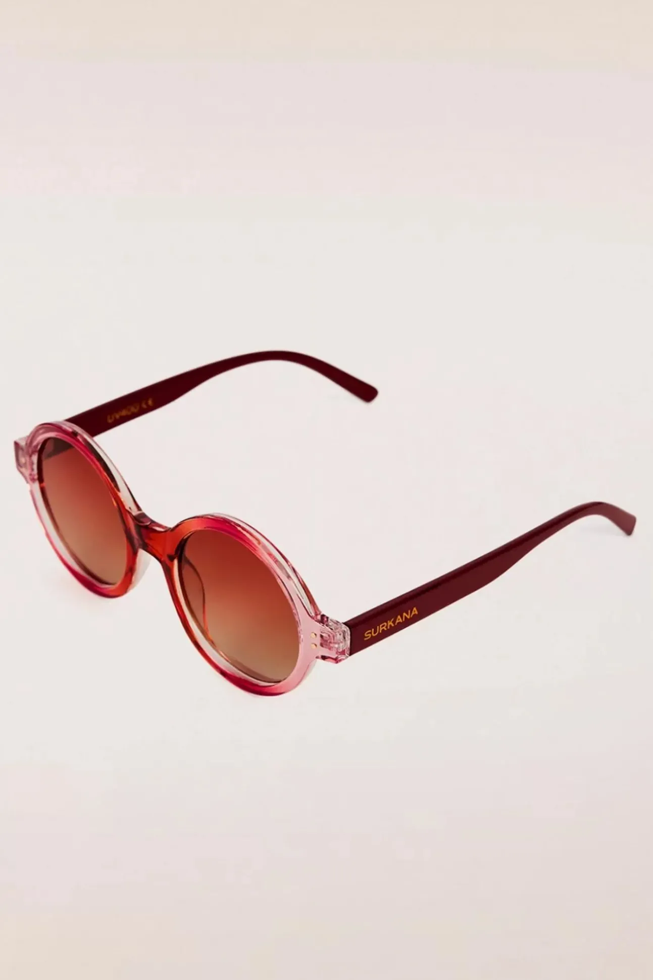 Stay Shady Ronde Zonnebril In Rood