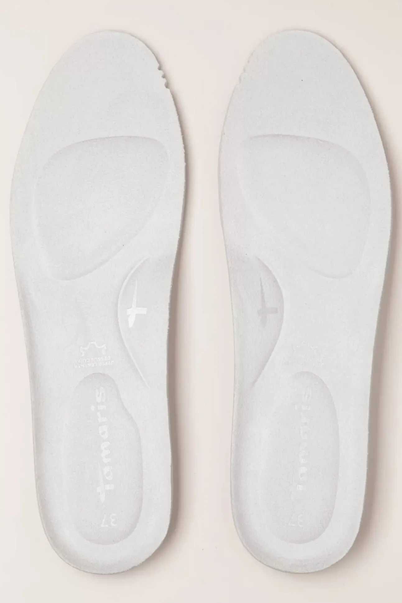 Steffi Lederen Sneakers In Wit