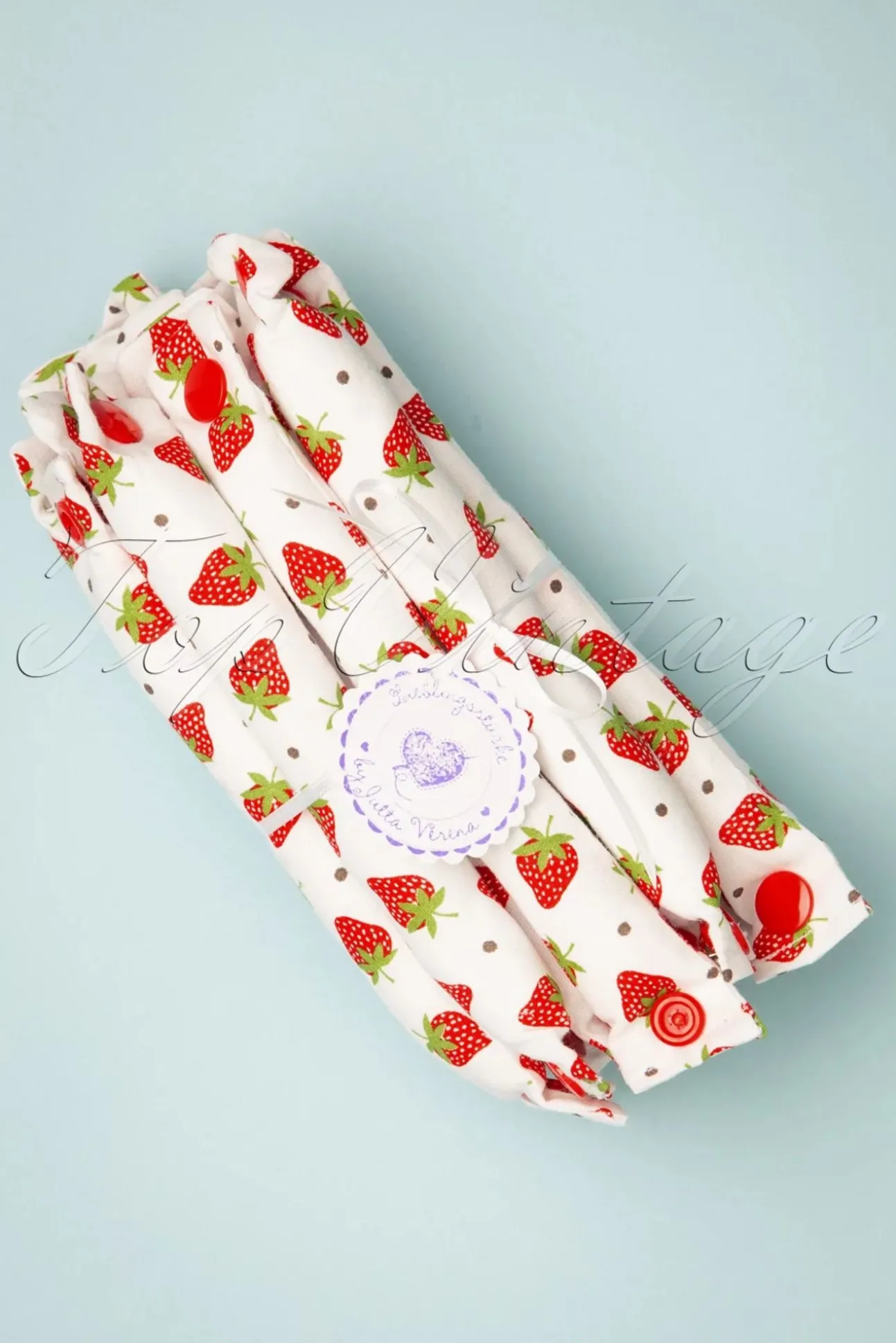 Strawberry Fields - Set Van 12 Krulspelden In Wit