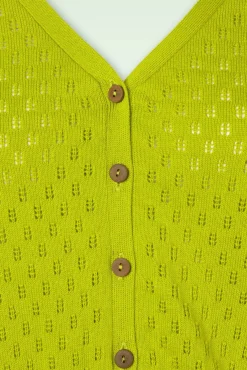 Sweet Petite Cardigan Traditional In Groen