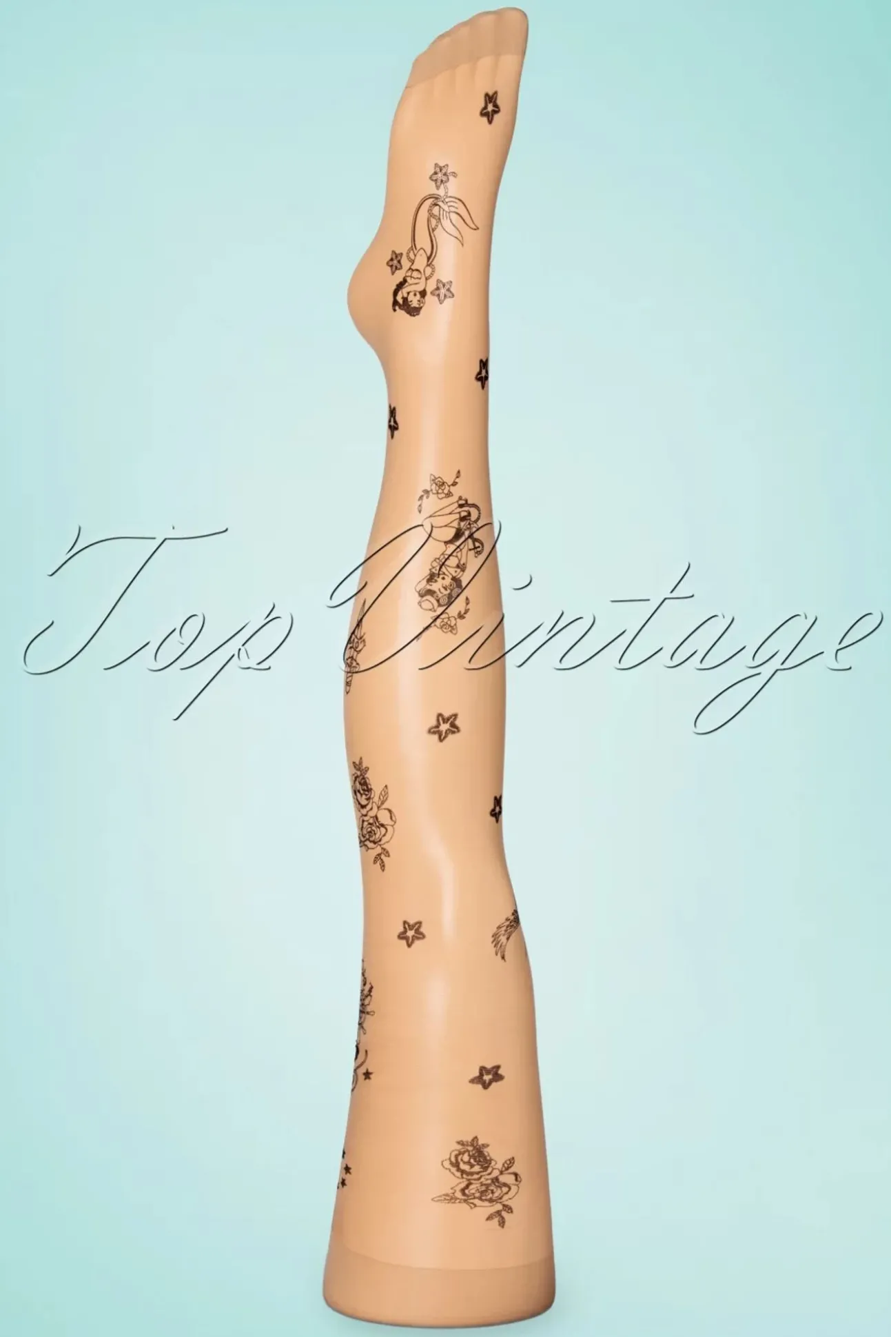 Tattoo Sailor Girl Panty In Neutraal