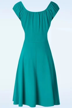 Tessy Swing Jurk In Turquoise