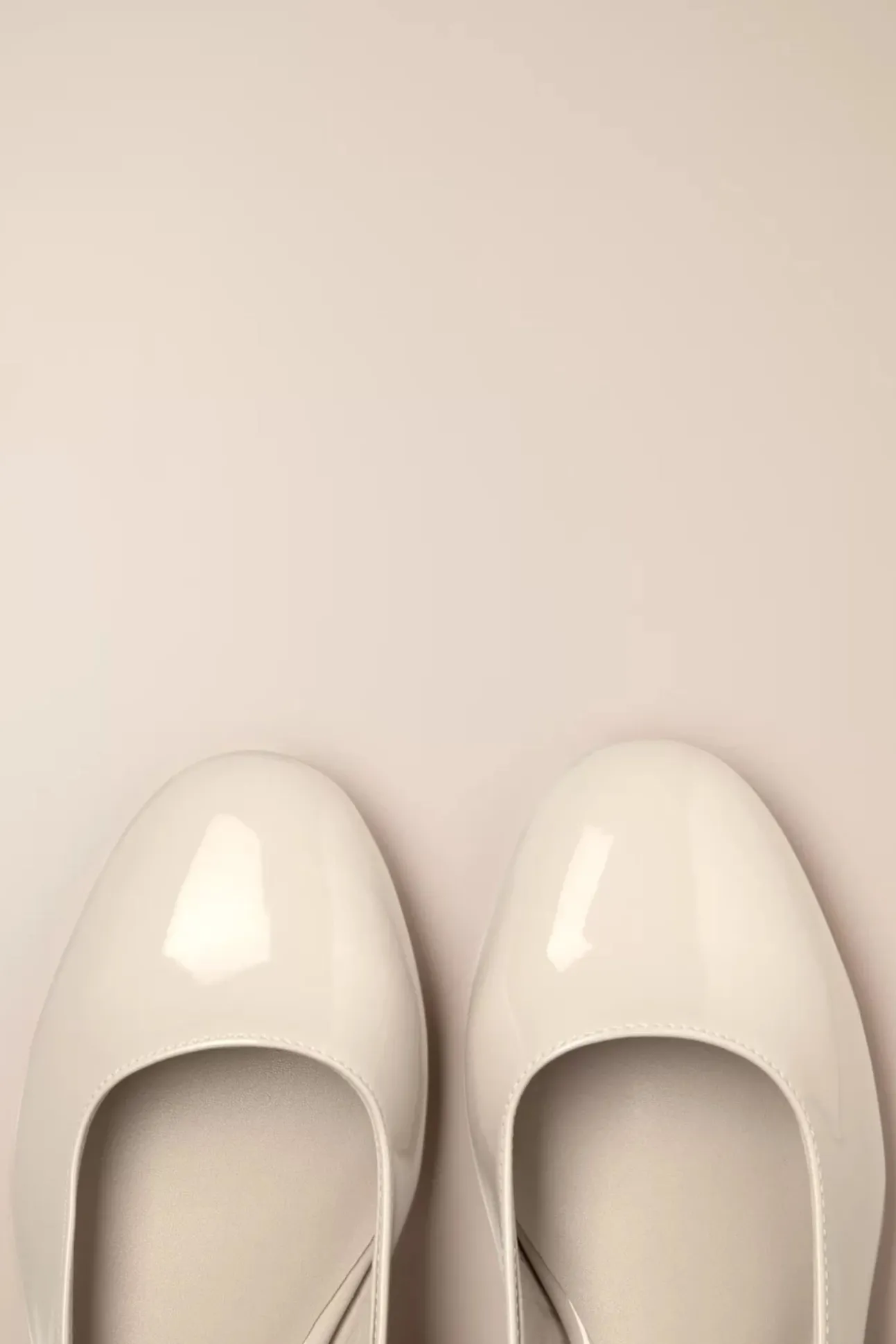 Trixie Lak Ballerina Pumps In Creme