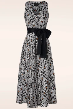 Willow Maxi Jurk In Zwart